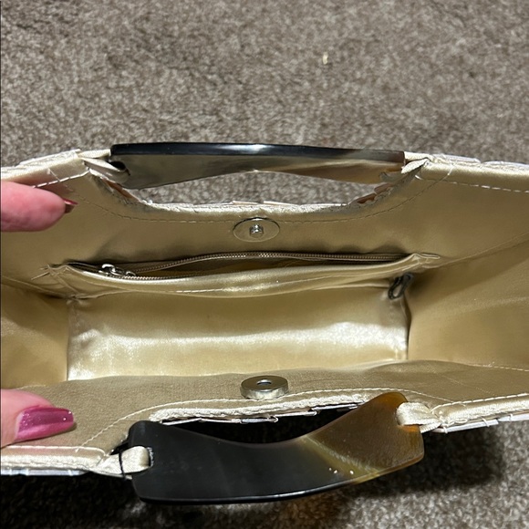 Elegant Mother of Pearl Handbag